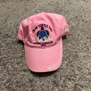 Pink Baseball Cap- I’m on Turtle Time- Topsail Island, North Carolina